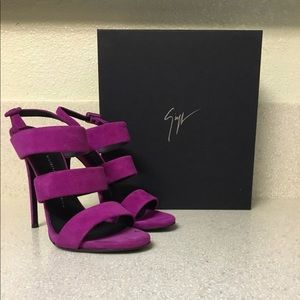 Giuseppe Zanotti ‘Alien’ Heeled Suede Sandal